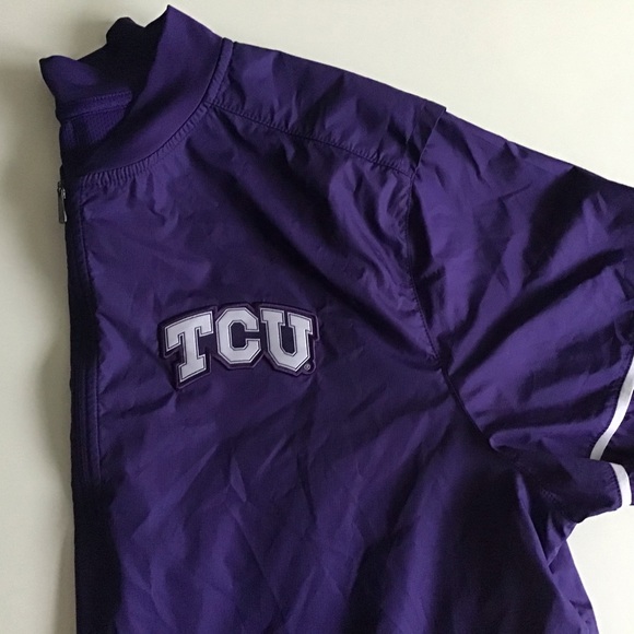 Nike Other - TCU Horned Frogs Short Sleeve Pullover Hot Jacket